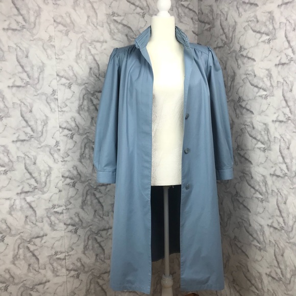 Rare London Fog Long Trench Coat - Picture 2 of 8